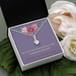 Mother's Day Gift-Lips of a Child-Red Rose-Alluring Beauty Necklace