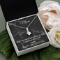 Mother's Day Gift-Lips of a Child-Blk Marble-Alluring Beauty Necklace