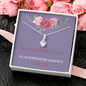 Moms Day Gift From Daughter-Love is Forever Necklace