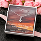 Mother's Day Gift-Lips of a Child-Sunset-ALLURING BEAUTY Necklace