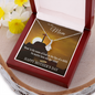 Mother's Day Gift-Lips of a Child-Cross-Alluring Beauty Necklace