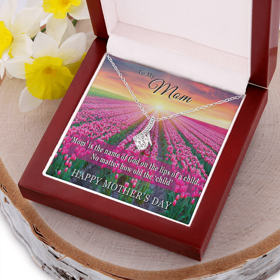 Mother's Day Gift-Lips of a Child-Tulips-Alluring Beauty Necklace