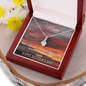 Mother's Day Gift-Lips of a Child-Sunset-ALLURING BEAUTY Necklace