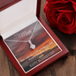 Mother's Day Gift-Lips of a Child-Sunset-ALLURING BEAUTY Necklace