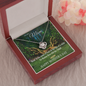 Mother's Day Gift-Lips of a Child Halo2-Love Knot Necklace