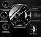 SeaBees Black Chronograph Watch