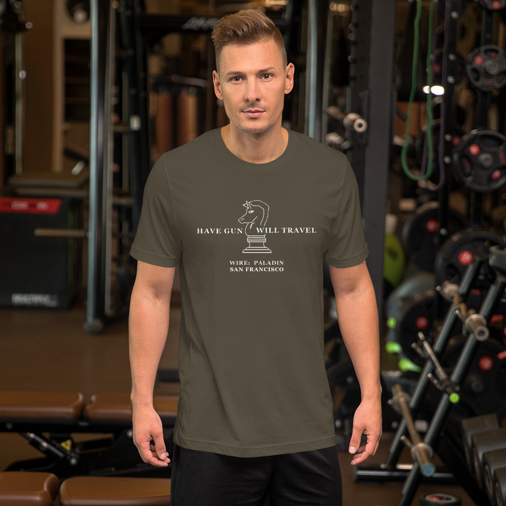 Have Gun Will Travel - Paladin White Image T-Shirt