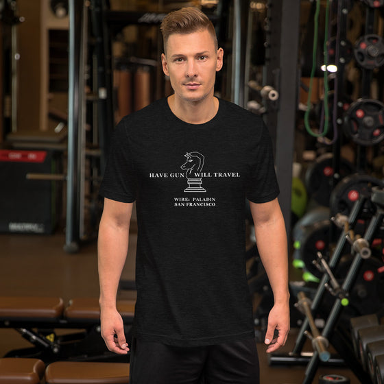 Have Gun Will Travel - Paladin White Image T-Shirt