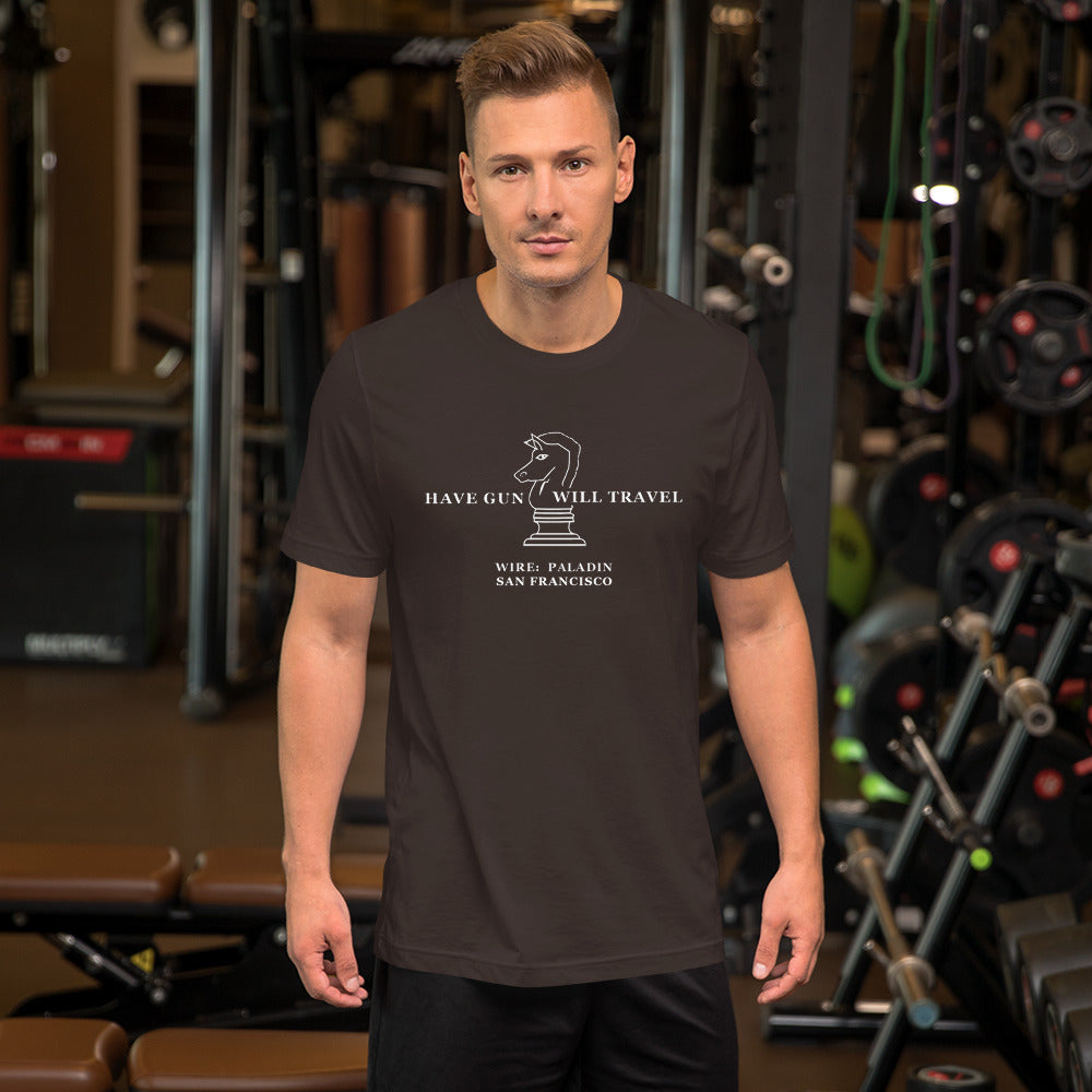 Have Gun Will Travel - Paladin White Image T-Shirt