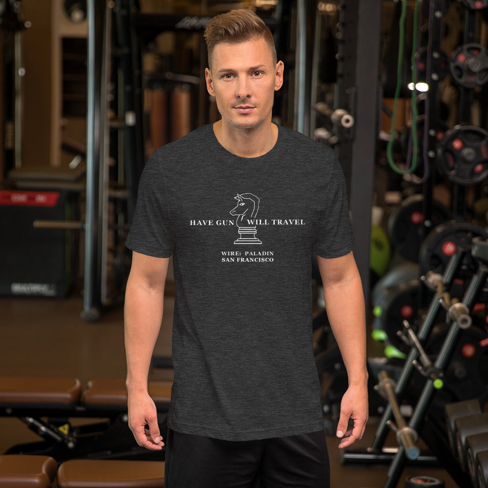 Have Gun Will Travel - Paladin White Image T-Shirt