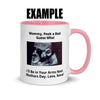 Customize Unborn's Gift to Their Parents - Mug with Color Inside