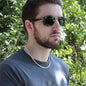 Fathers Day Gift From Mom- Proud of You Son - Leather Look
